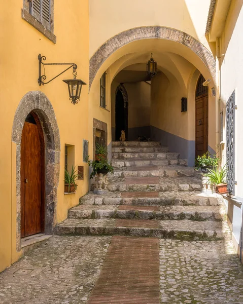 Beautiful Village Veroli Frosinone Lazio Central Italy — Stock Photo, Image