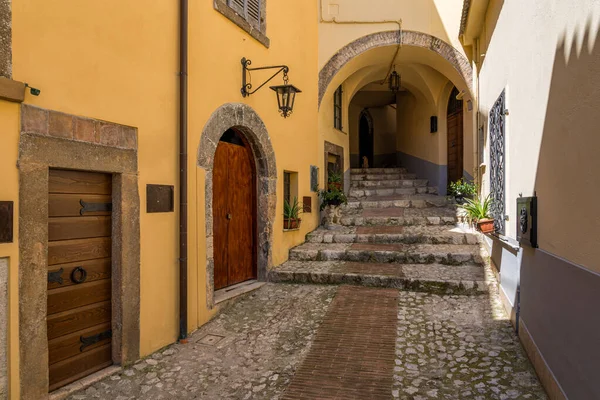 Bellissimo Borgo Veroli Vicino Frosinone Lazio Italia Centrale — Foto Stock