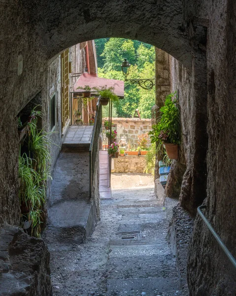 Bellissima Cittadina Capranica Provincia Viterbo Lazio Italia Centrale — Foto Stock