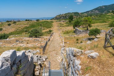 Norba, Antik şehir Lazio Monti Lepini, Latina eyaletinin, Lazio, İtalya Batı kenarında