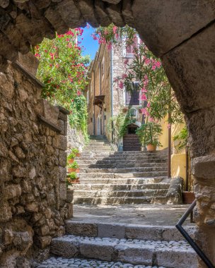 The beautiful village of San Donato Val di Comino, in the Province of Frosinone, Lazio, central Italy.