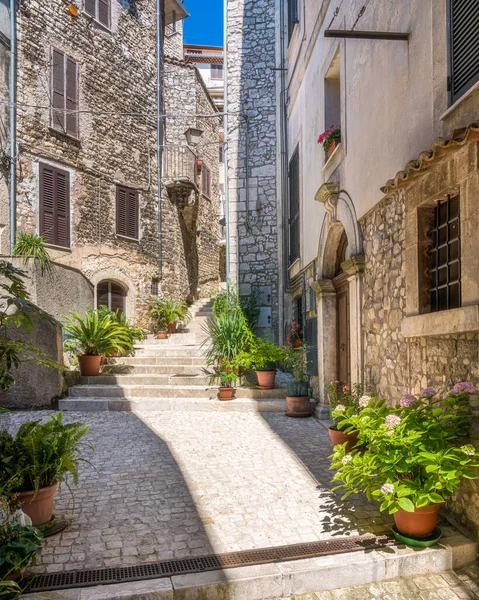 Beautiful Village Bassiano Province Latina Lazio Central Italy — стоковое фото