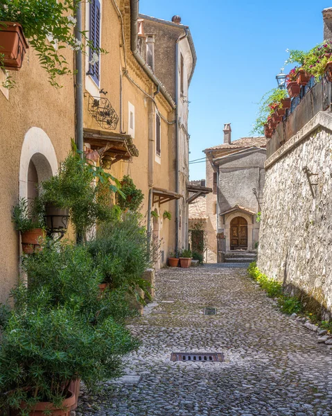 Beautiful Village San Donato Val Comino Province Frosinone Lazio Central — ストック写真