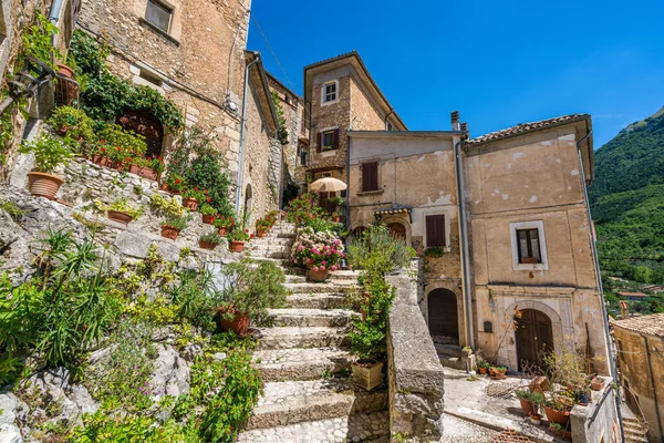 Beautiful Village San Donato Val Comino Province Frosinone Lazio Central — ストック写真