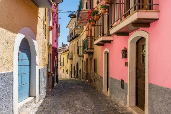 Scenic Sight Tagliacozzo Beautiful Village Province Aquila Abruzzo Italy — Stockfoto