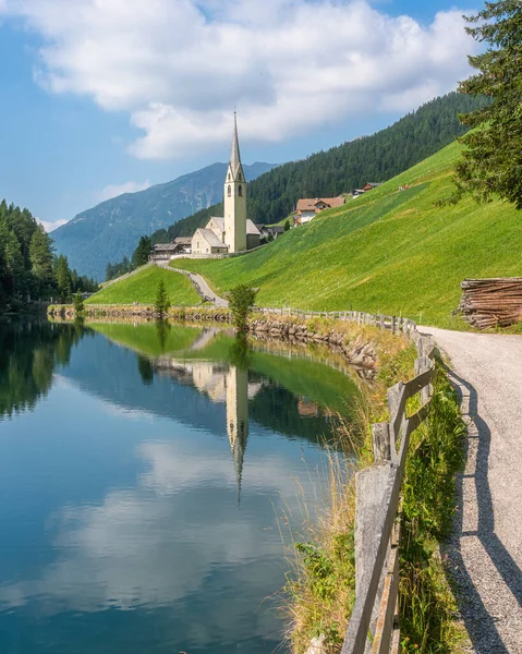Idyllic Landscape Valdurna Sarentino Valley Bolzano Trentino Alto Adige Italy — Stock Photo, Image