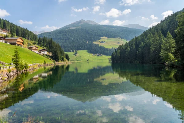 Idylliskt Landskap Valdurna Sarentino Valley Nära Bolzano Trentino Alto Adige — Stockfoto