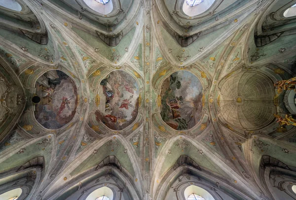 Interiör Syn Saint Michael Church Bressanone Provinsen Bolzano Trentino Alto — Stockfoto