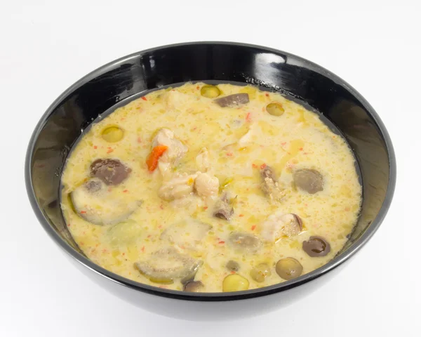 Thai green curry intense soup — Stock Image Thai green curry intense soup Royalty Free Stock Photos