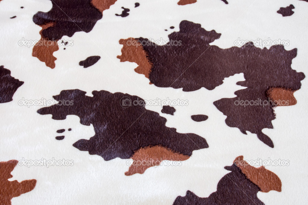 Cowhide for use as a background