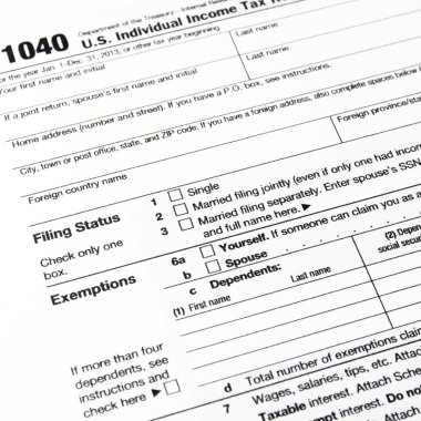 ABD gelir vergisi formu