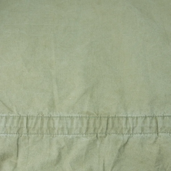 Lino natural rayado áspero textura verde tela textil backgr — Foto de Stock