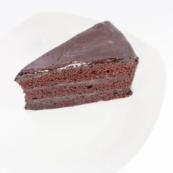 Karanlık çikolatalı kek — Stok fotoğraf