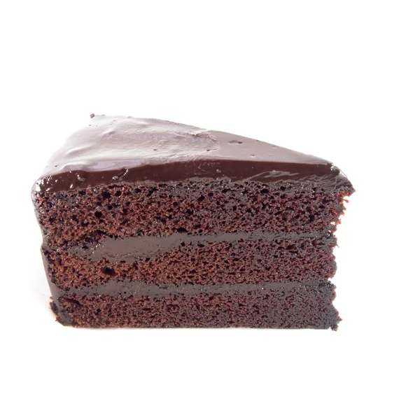 Bolo de chocolate escuro — Fotografia de Stock