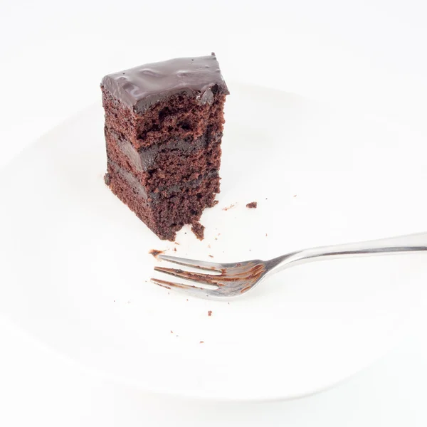 Dark chocolate cake — Stock Photo, Image