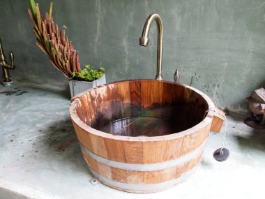 Wood sink clipart