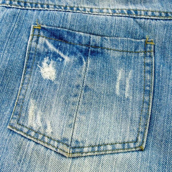 Textura de bolsillo Jeans Imágenes de stock libres de derechos