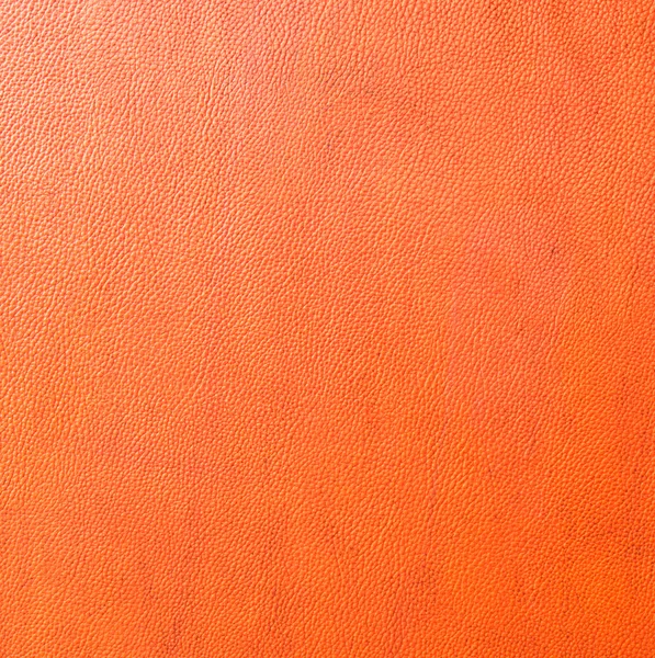 Backgrounds of orange leather texture — Stock Photo, Image