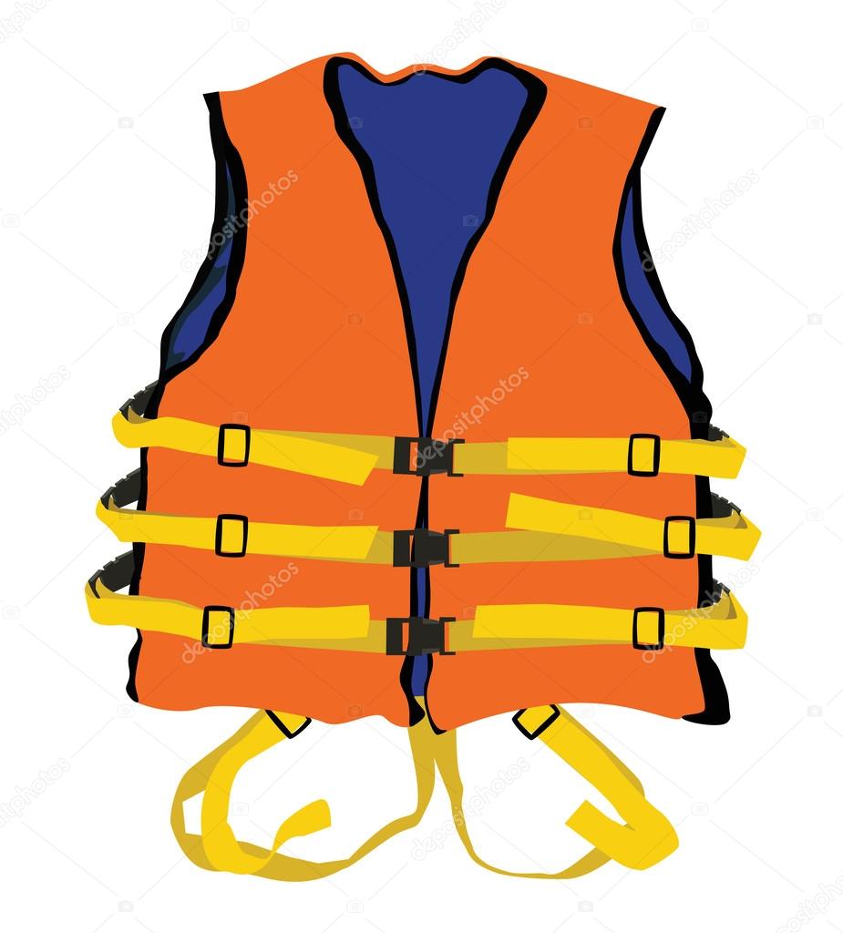 orange life jacket