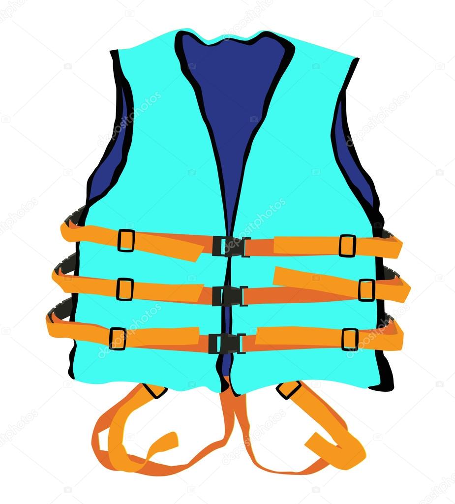 blue life jacket