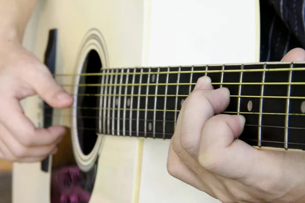 Poignée accords guitare — Photo