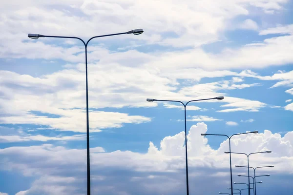 Polo de luz en el cielo — Foto de Stock