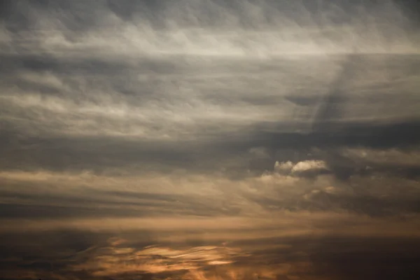 Orangefarbener Himmel — Stockfoto