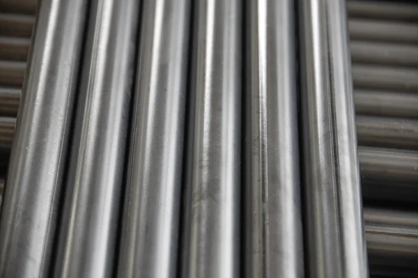 Труби сталеві — стокове фото