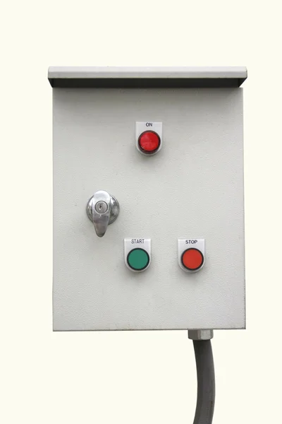 Caja sistema de control eléctrico — Foto de Stock