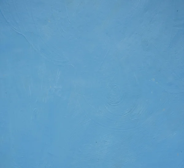 Azul pintado em pota de cimento — Fotografia de Stock