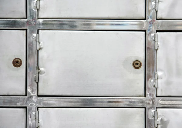 Stainless steel lockers — Stock Photo, Image