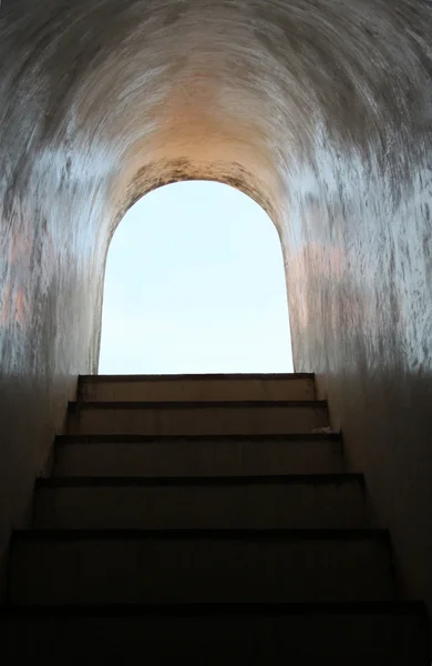 Escalera fuera del túnel —  Fotos de Stock