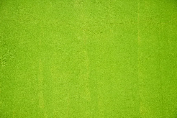 Parede de cimento pintado verde — Fotografia de Stock