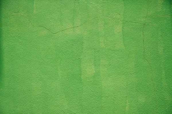 Mur de ciment peint vert — Photo