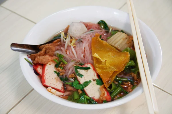 Soups noodles — Stock Photo, Image