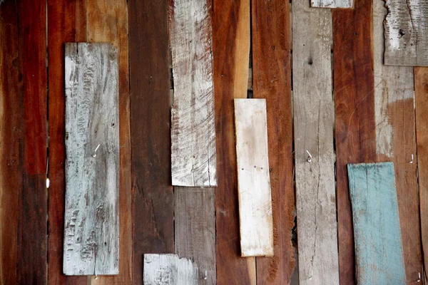 Old wood wall Disorganized — Stock Photo, Image