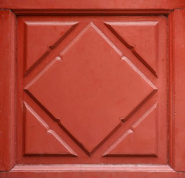 ahşap çiçek desenli