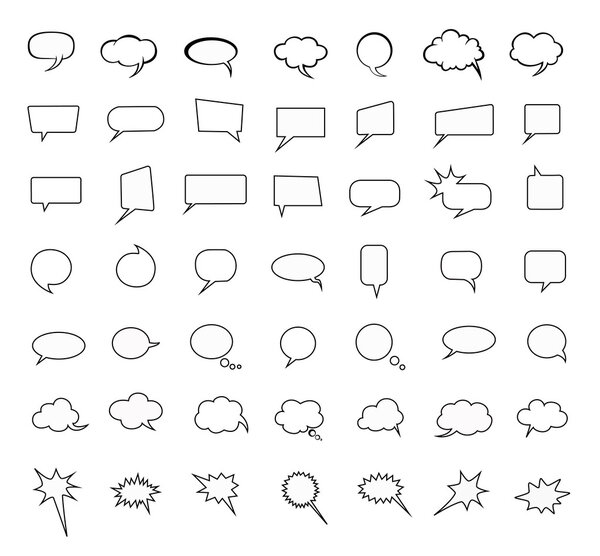 говорящие пузыри
