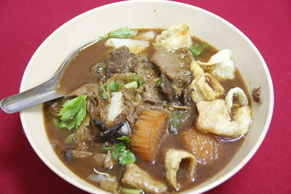 Thai style noodle soup — Stock Photo, Image