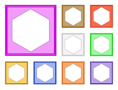 modern çerçeve-hexagon01