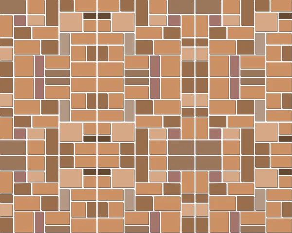 壁ブロックのモダンなスタイル — ストックベクタ