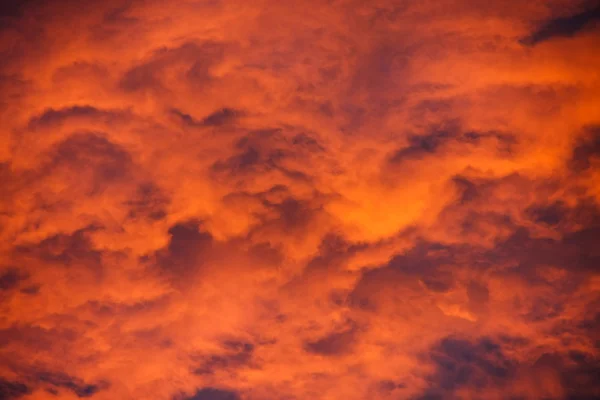 Schöner oranger Himmel — Stockfoto