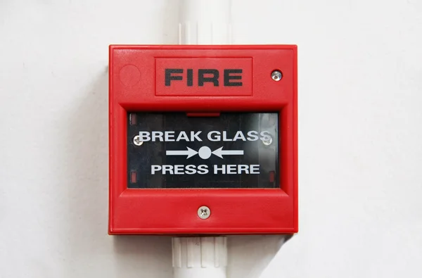 Caixa de alarme de incêndio — Fotografia de Stock