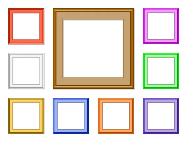 Modern frame-square — Stock Vector