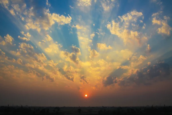 Sonnenaufgang der Dämmerung — Stockfoto