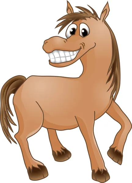Funny horse — Stock Vector