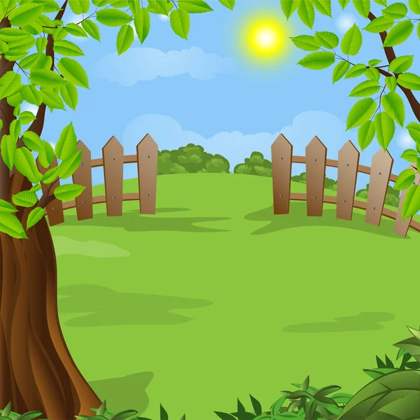 Yeşil yapraklı soyut bir arka plan. vektör illüstrasyonu