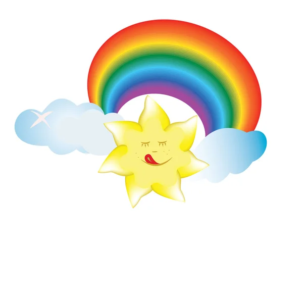 neşeli güneş illüstrasyon