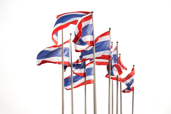 Bandeira nacional tailandesa — Fotografia de Stock