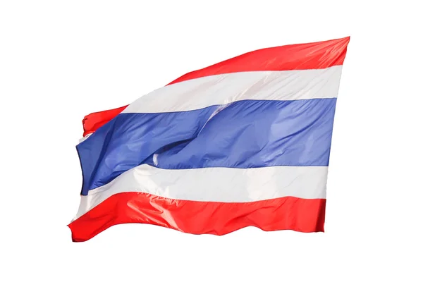 Thaiföldi nemzeti zászló — Stock Fotó